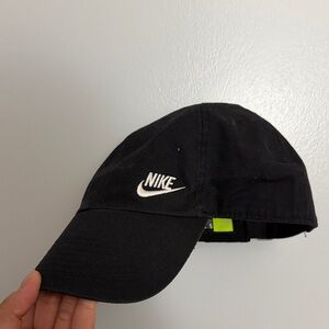 Nike Black and White Logo Cap